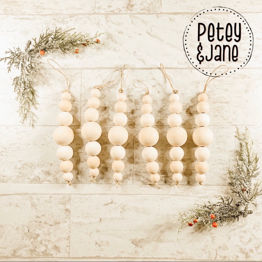 { P E T E Y & J A N E } Handcrafted Bead Ornaments